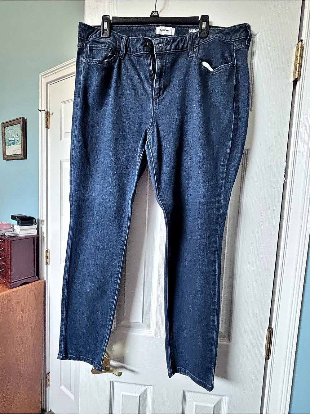 NYDJ Skinny 16W Skinny Jeans in Blue Waist 16W Like New